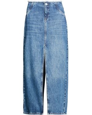 AllSaints Denim Skirt Organic Cotton, Cotton - Blue