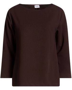 RUE DU BAC Top Polyester, Elastane - Brown