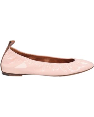 Lanvin Light Ballet Flats Leather - Pink