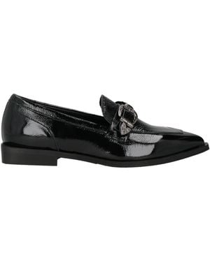 Divine Follie Loafers Leather - Black