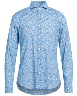 Fedeli Shirt Cotton, Elastane - Blue