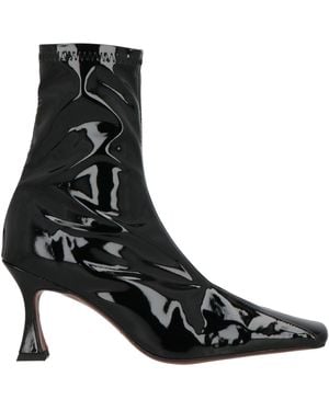 MANU Atelier Ankle Boots Textile Fibres - Black