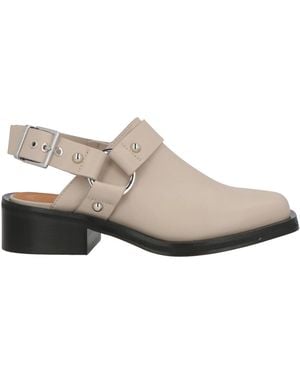 Ganni Court Shoes Textile Fibres - Grey