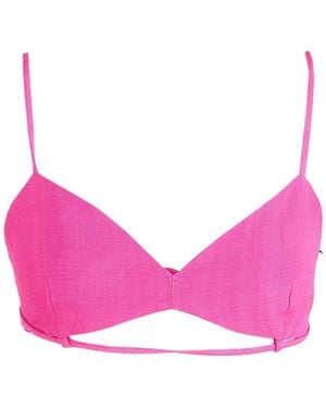 Erika Cavallini Semi Couture Fuchsia Top Viscose - Pink