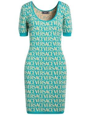 Versace Mini Dress Cotton, Viscose - Green