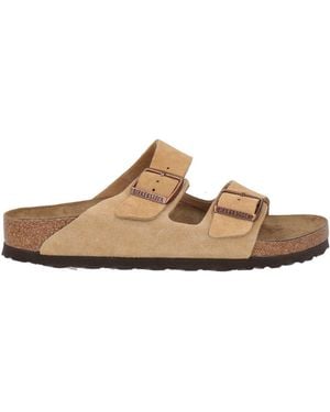 Birkenstock Sand Sandals Leather - White
