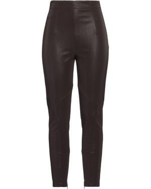 ALESSIA SANTI Trousers Polyester, Elastane, Polyurethane Resin - Grey