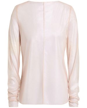 Motel Blush Top Polyester, Elastic Fibers - Pink