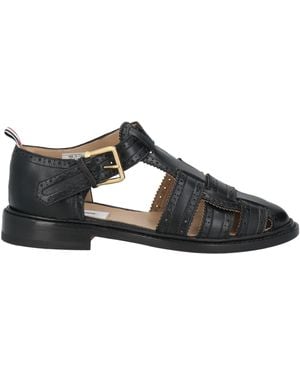 Thom Browne Sandals Calfskin - Black