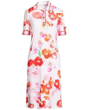 Leonard Paris Midi Dress - Red
