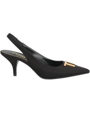 Tom Ford Pumps Viscose, Leather - Black
