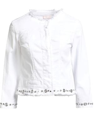 Liu Jo Jacket Cotton, Elastane - White
