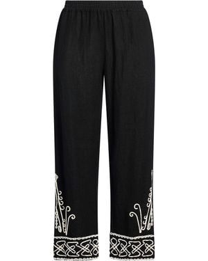 Skall Studio Pants Linen - Black