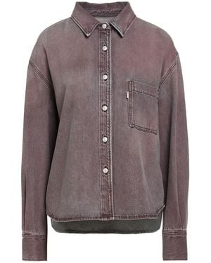 People Denim Shirt Cotton, Recycled Cotton - Brown