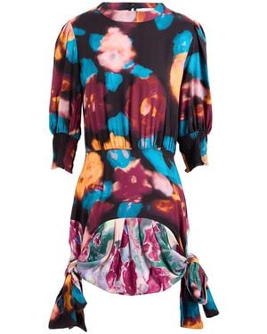 Mar De Margaritas Mini Dress Viscose - White
