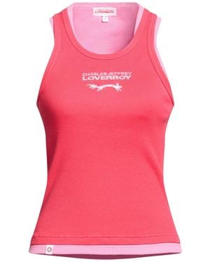Charles Jeffrey Camiseta De Tirantes - Rosa