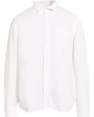 120% Lino Sky Shirt Linen - White
