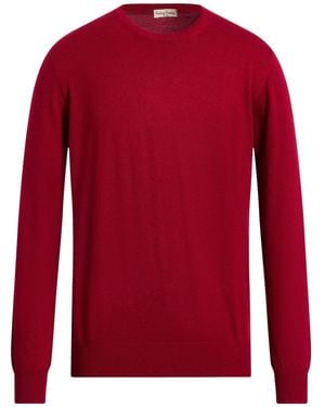 Cashmere Company Sweater Wool, Cashmere - Red