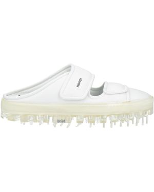 RBRSL RUBBER SOUL Mules & Clogs Leather - White