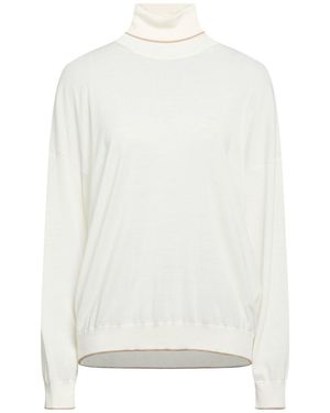 Eleventy Turtleneck Wool - White