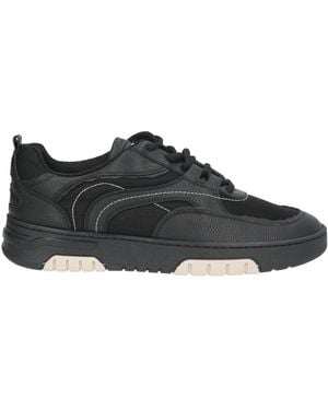 STREIM Trainers Leather, Textile Fibres - Black