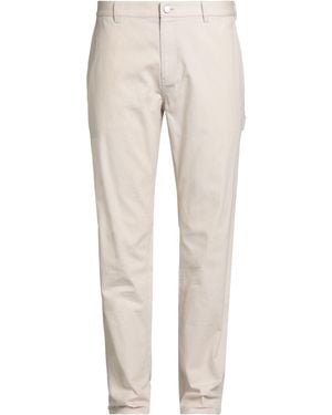 Theory Trousers Cotton, Elastane - Natural