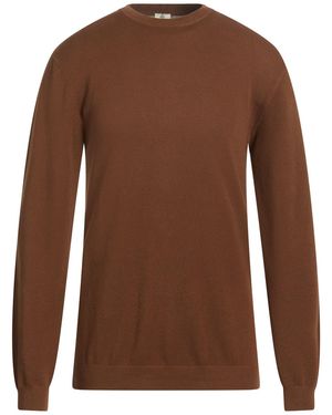 Luigi Borrelli Napoli Sweater Cotton - Brown