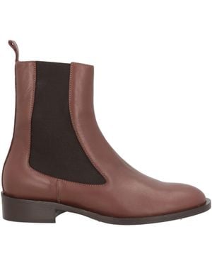 Piumi Ankle Boots Leather - Brown