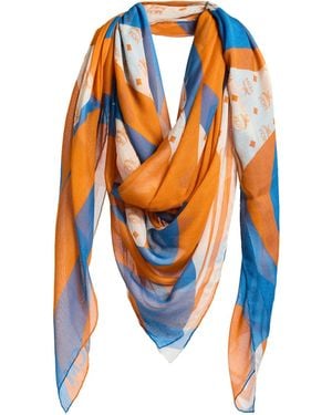 MCM Scarf Modal, Silk - Blue