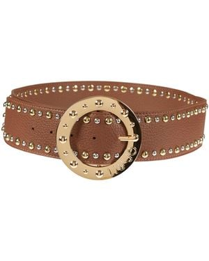 Liu Jo Belt Textile Fibers - Brown