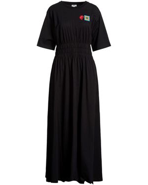 KENZO Maxi Dress Cotton, Polyester - Black