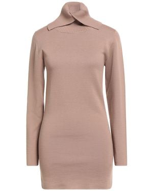 SEVENTY VENEZIA Mini Dress Wool, Acrylic, Polyester - Pink