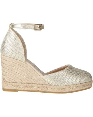 Espadrilles Platinum Textile Fibers, Leather - Natural