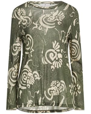 Whyci Military T-Shirt Modal, Wool - Green