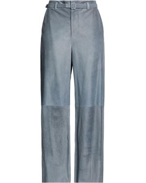 Marni Trousers Cow Leather - Blue