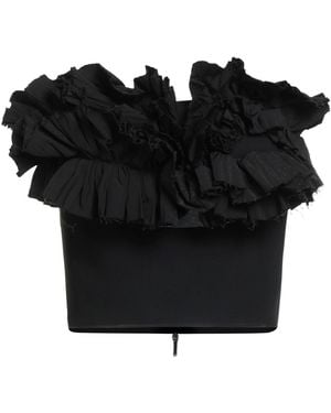 Maticevski Top Polyester, Cotton - Black