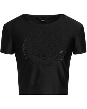 Just Cavalli T-Shirt Polyamide, Elastane - Black