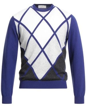 Della Ciana Bright Sweater Merino Wool, Cashmere - Blue