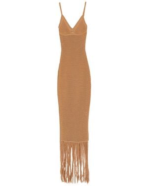 Elisabetta Franchi Maxi Dresses - White