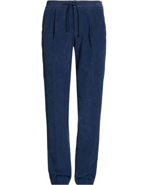 Incotex Midnight Trousers Cotton, Elastane - Blue
