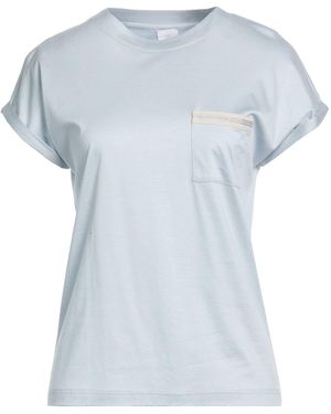 Eleventy T-Shirt Lyocell, Cotton - Blue