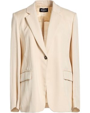 Marella Blazer Viscose, Linen - Natural