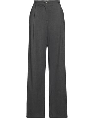 Blugirl Blumarine Charcoal Trousers Polyester, Viscose, Elastane - Grey