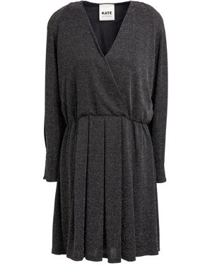 KATE BY LALTRAMODA Mini Dress Polyamide, Metallic Fiber, Elastane - Black
