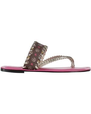 Pollini Thong Sandal Leather - White