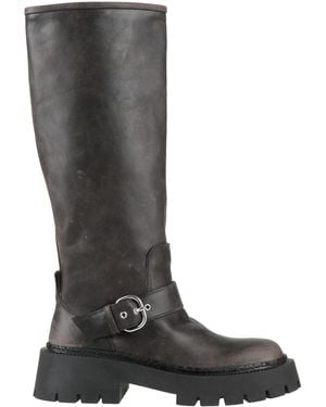 Vic Matié Boot Leather - Black
