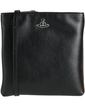 Vivienne Westwood Cross-Body Bag Leather - Black