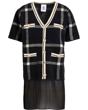 Le Volière Mini-Kleid - Schwarz