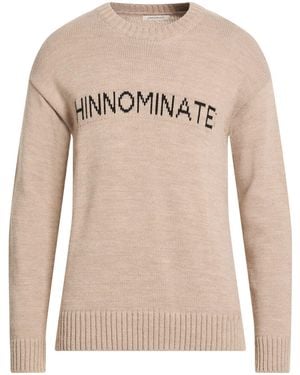 hinnominate Sweater Acrylic, Polyester - Natural