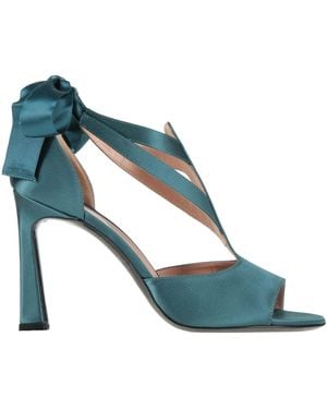 Alberta Ferretti Sandals Textile Fibers - Blue